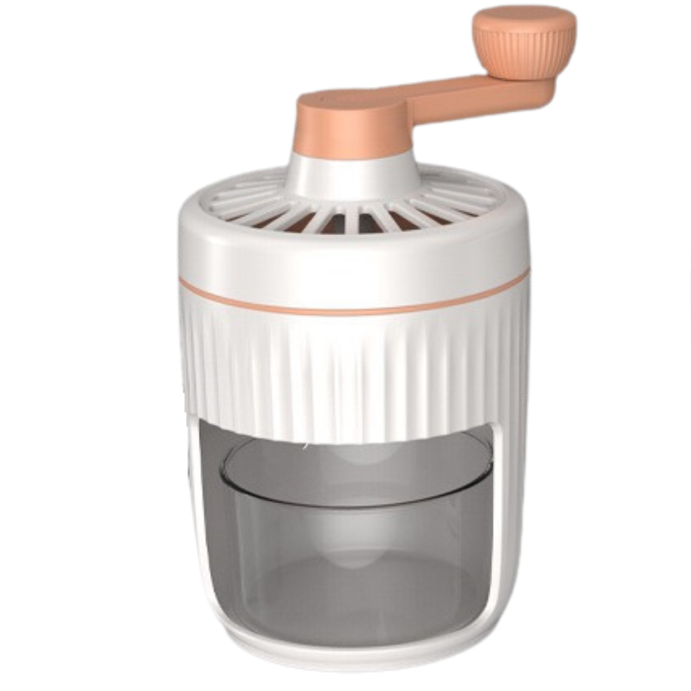 Manual Ice Crusher Hand Crank Ice Shaver, Portable Ice Grinder for Slushies Snow Cones Cocktails, Durable Kitchen Tool for Home Bar Drinks