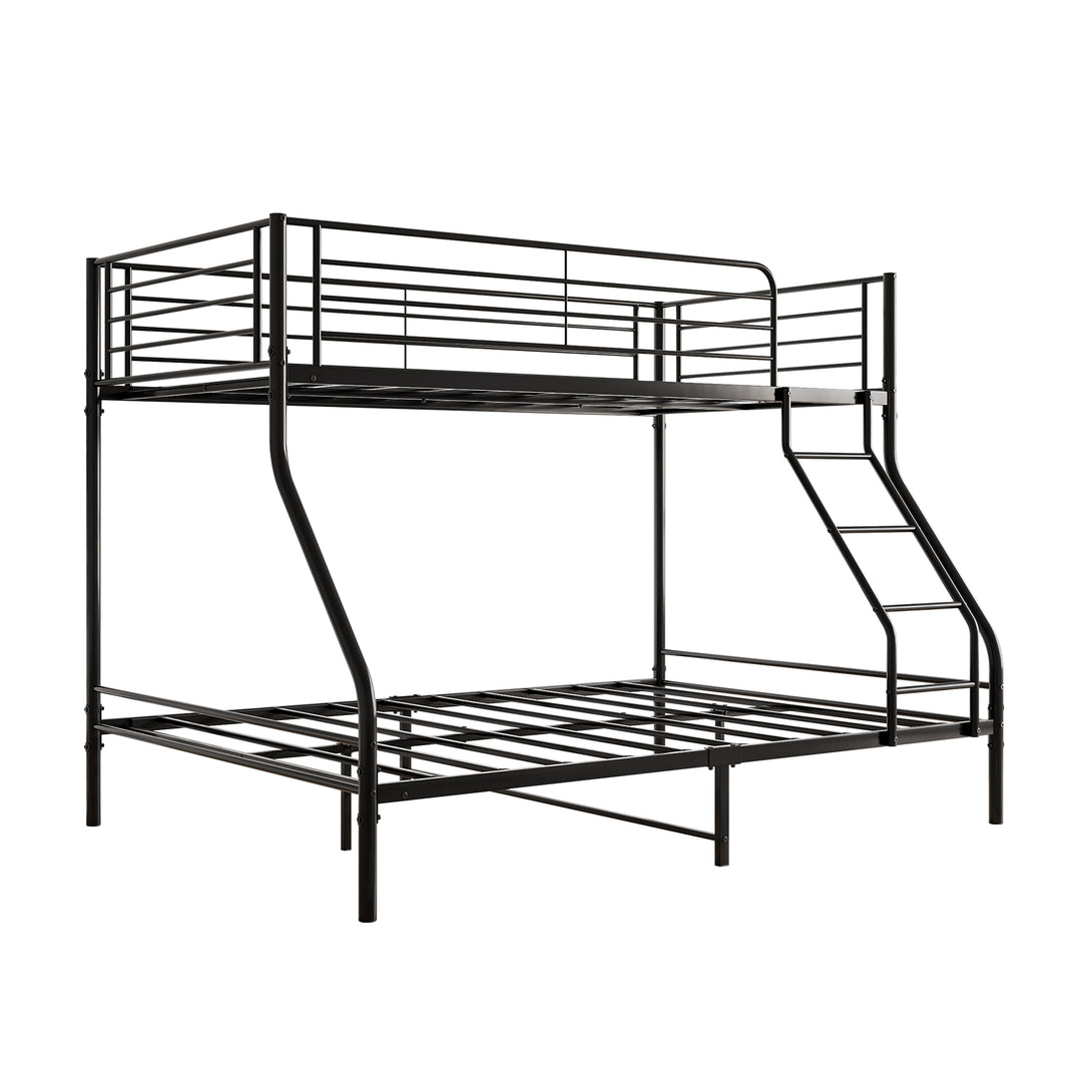 Easy Assembly Heavy Duty Twin Sized Full Metal Bunk Bedframe with Ladder_9