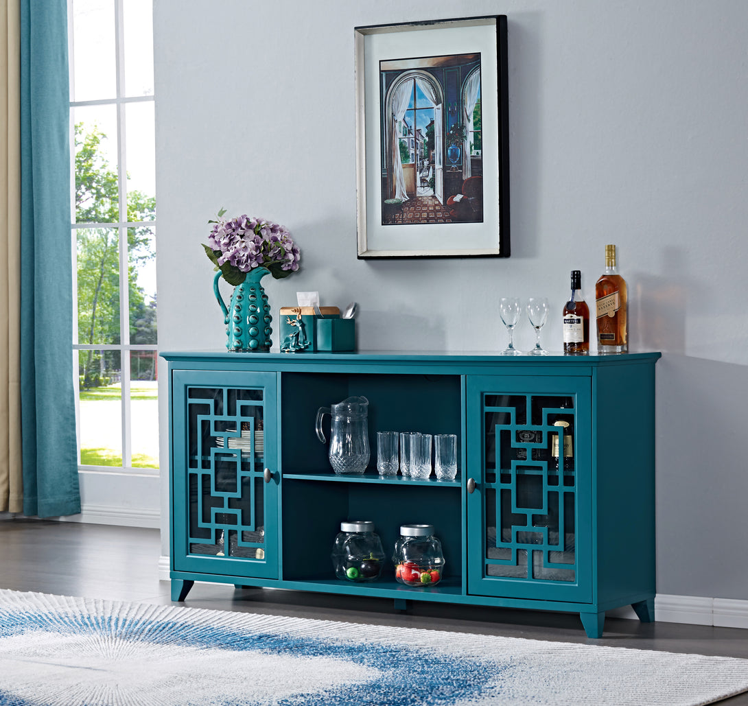 60" Sideboard Buffet Table Storage Cabinet_3