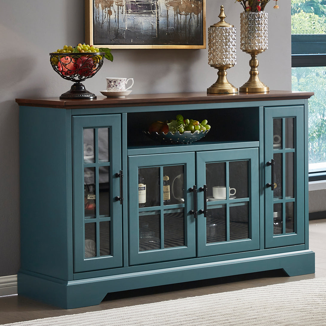 Sideboard Buffet Table with 4 Doors_1