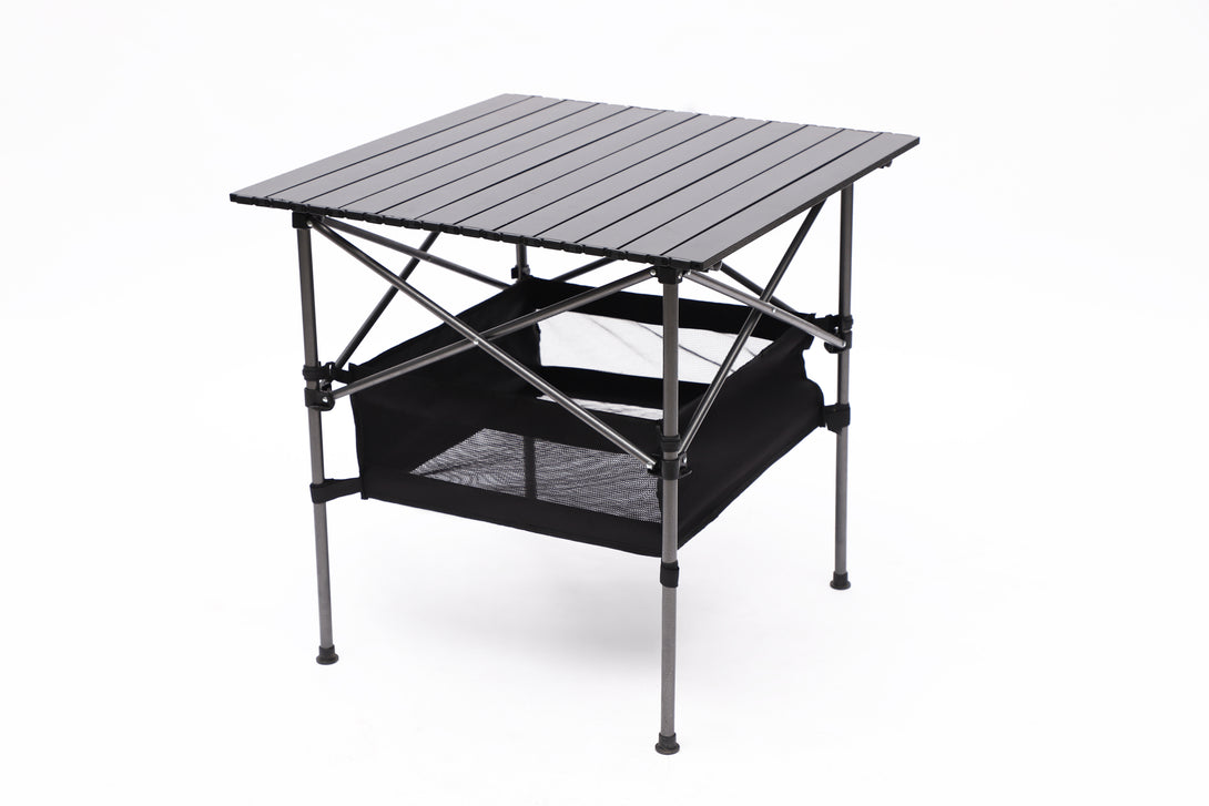 Aluminum Folding Outdoor Camping Roll-Up Square Table with Carrying Bag_4