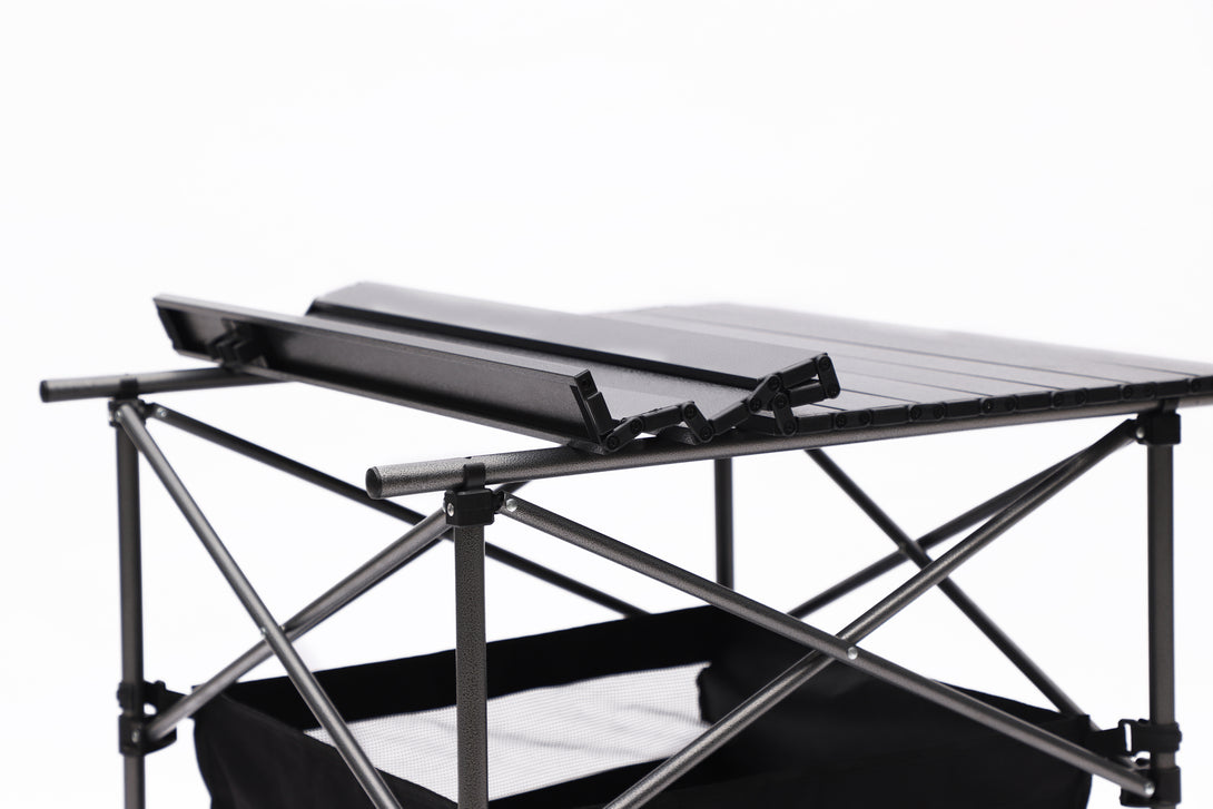 Aluminum Folding Outdoor Camping Roll-Up Square Table with Carrying Bag_9