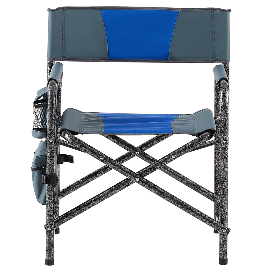 Aluminum Folding Outdoor Camping Director’s Chair with Storage Pockets_5