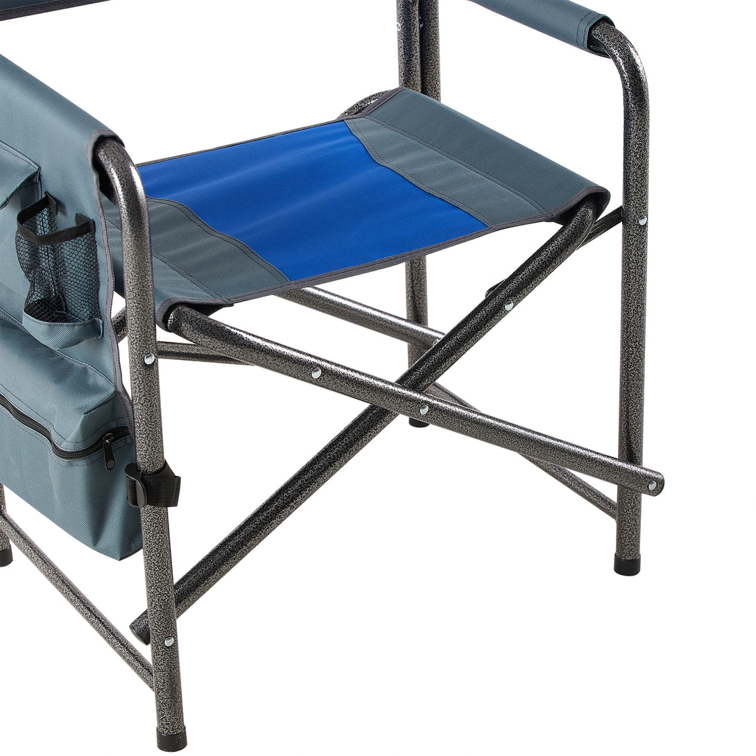 Aluminum Folding Outdoor Camping Director’s Chair with Storage Pockets_16