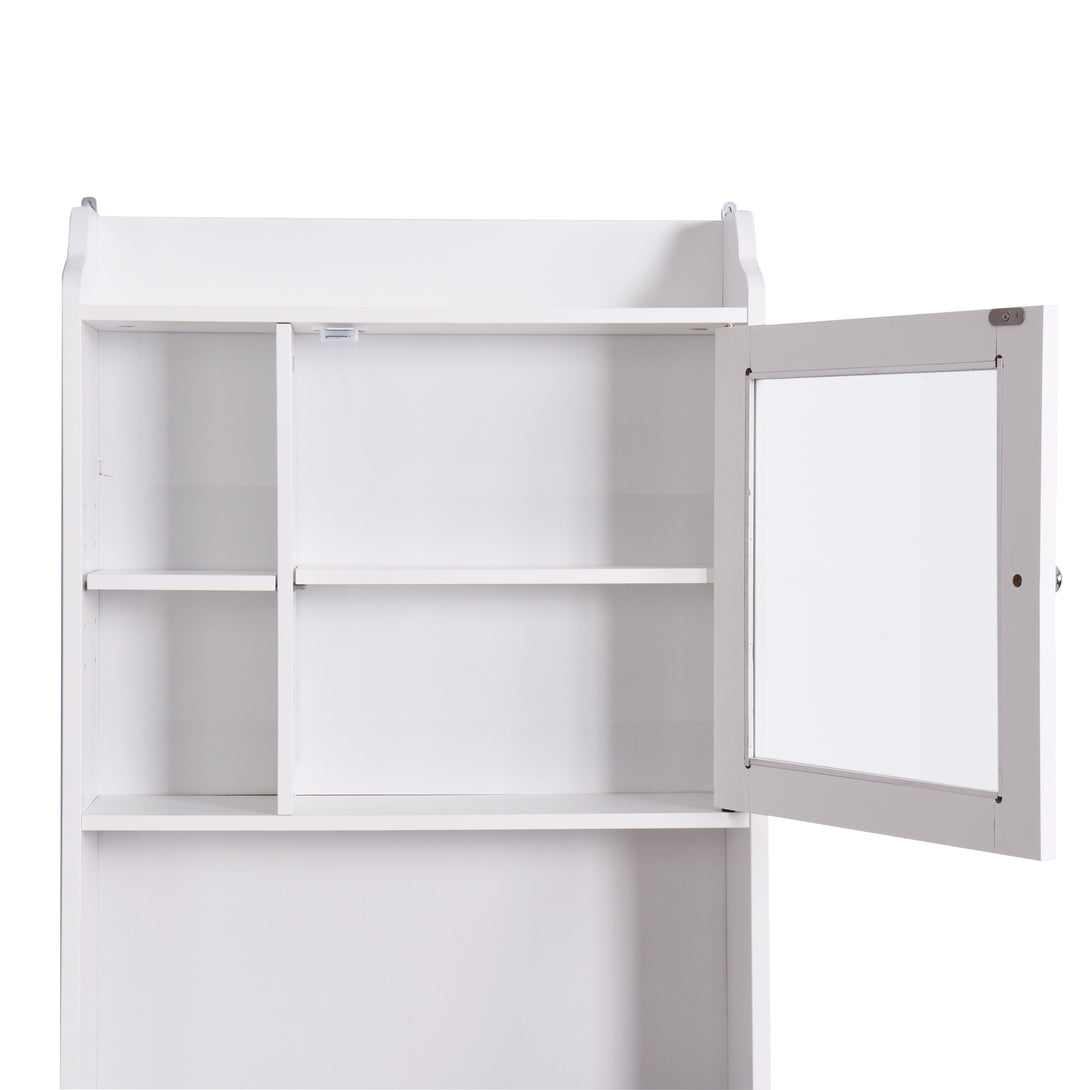 Over The Toilet Storage Bathroom Storage Space Saver Organizer- White_6