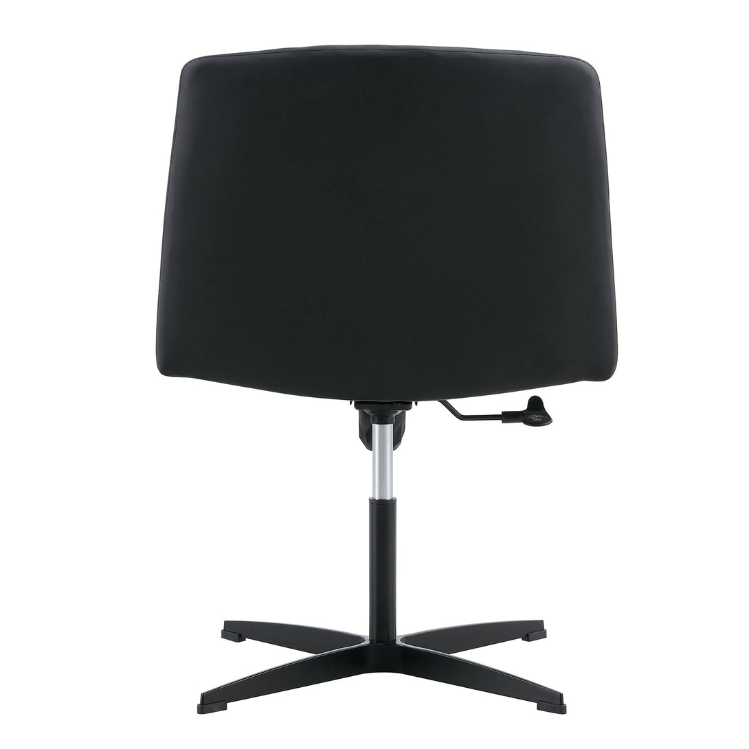 Modern Contemporary Height Adjustable PU Office Swivel Chair- Black_15