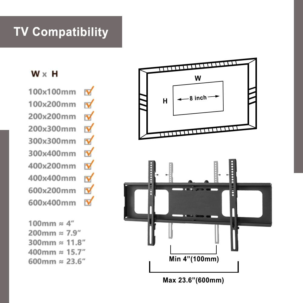 Multi-Functional Angle And Height Adjustable Tempered Glass TV Stand- Black_15