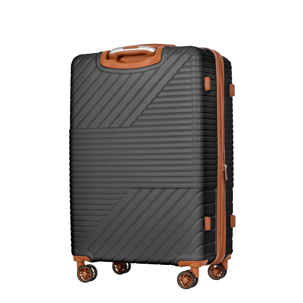 3-Piece Lightweight Hard-shell Luggage Set with Double Spinner Wheels and TSA Lock_3