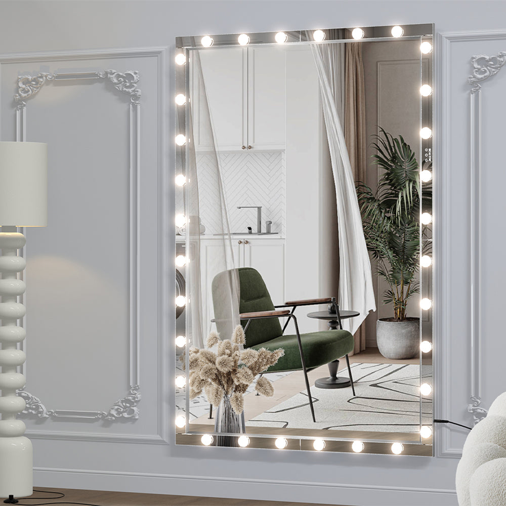 72x48 Inch Hollywood LED Full-Length Mirror - Silver_7