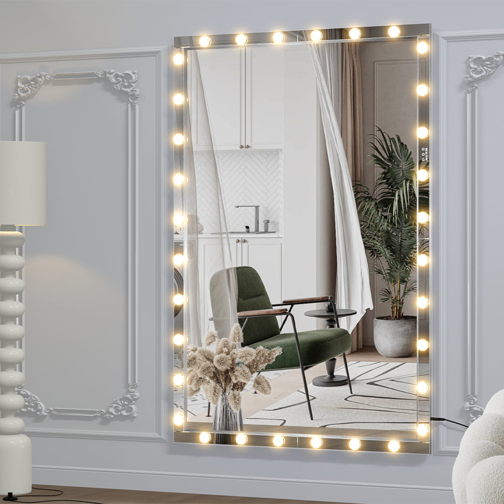 72x48 Inch Hollywood LED Full-Length Mirror - Silver_6