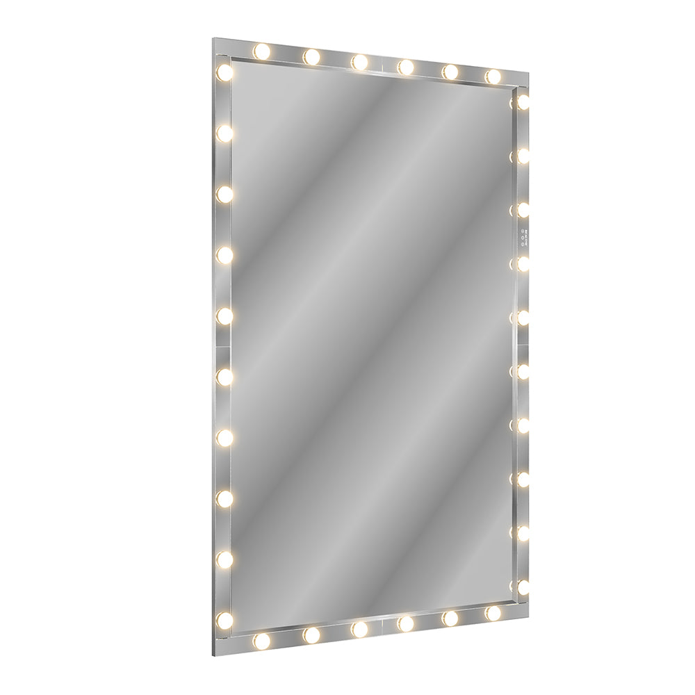 72x48 Inch Hollywood LED Full-Length Mirror - Silver_0