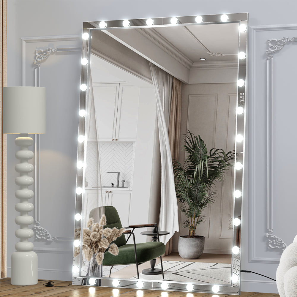 72x48 Inch Hollywood LED Full-Length Mirror - Silver_4