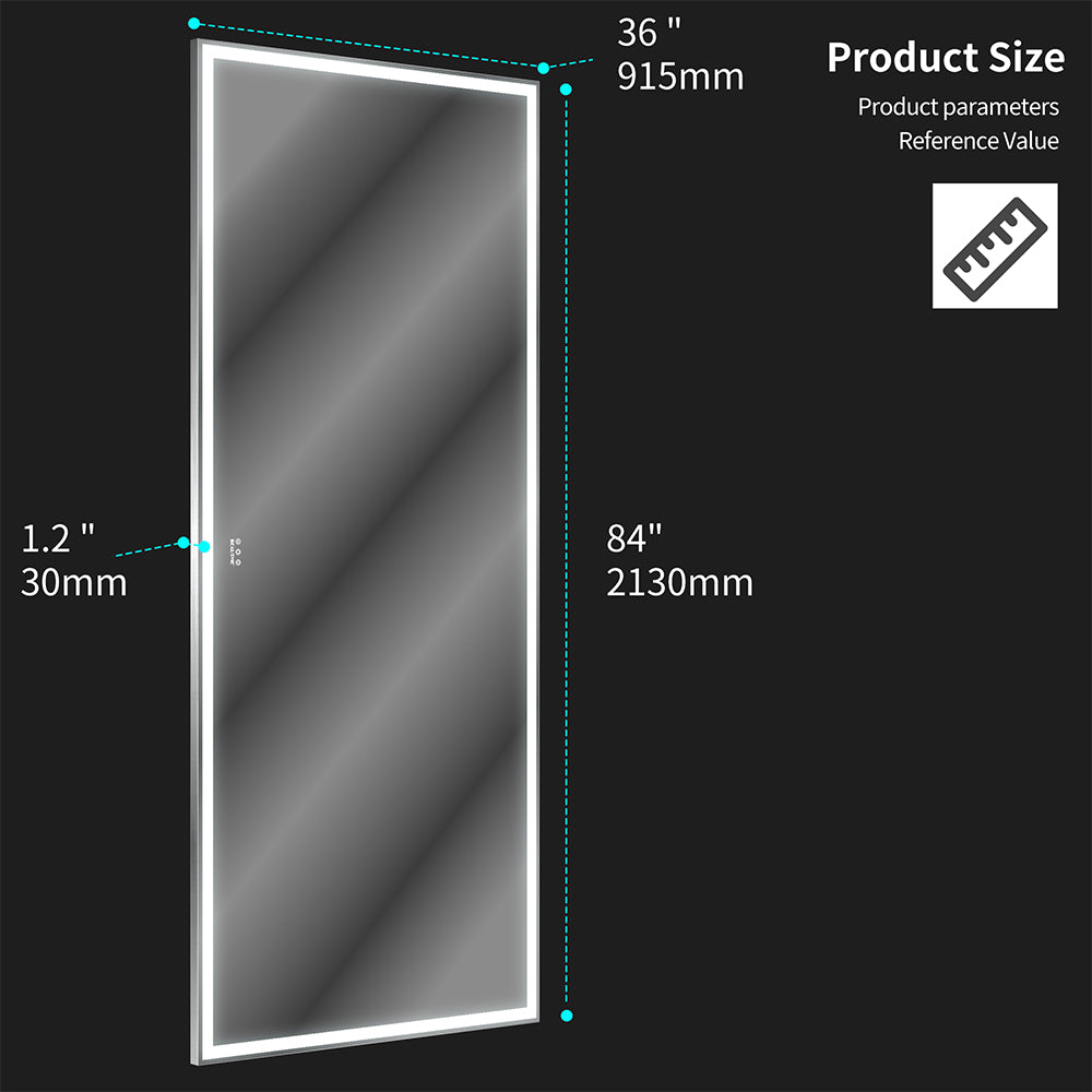 84x36 inches LED Bathroom Mirror_10