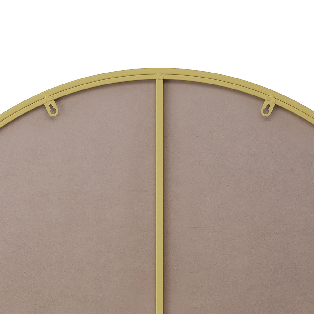 36-Inch Round Metal Framed Mirror - Gold_5