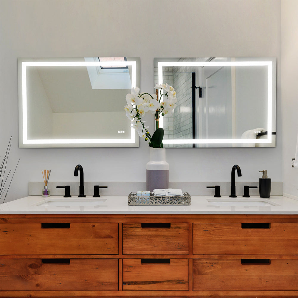 48x36 Inch LED Bathroom Vanity Mirror with Lights, Anti-Fog & Dimmable_3