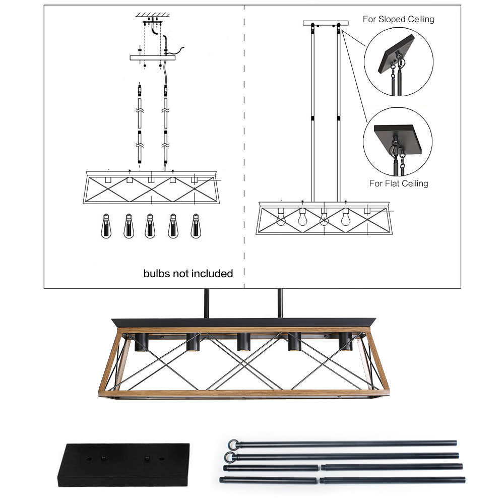 Farmhouse Chandeliers For Dining Room_5