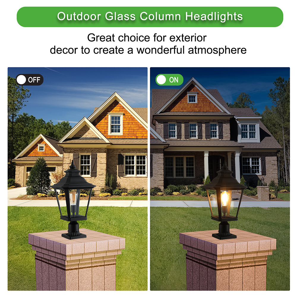 Glass Column Headlights - Outdoor_5