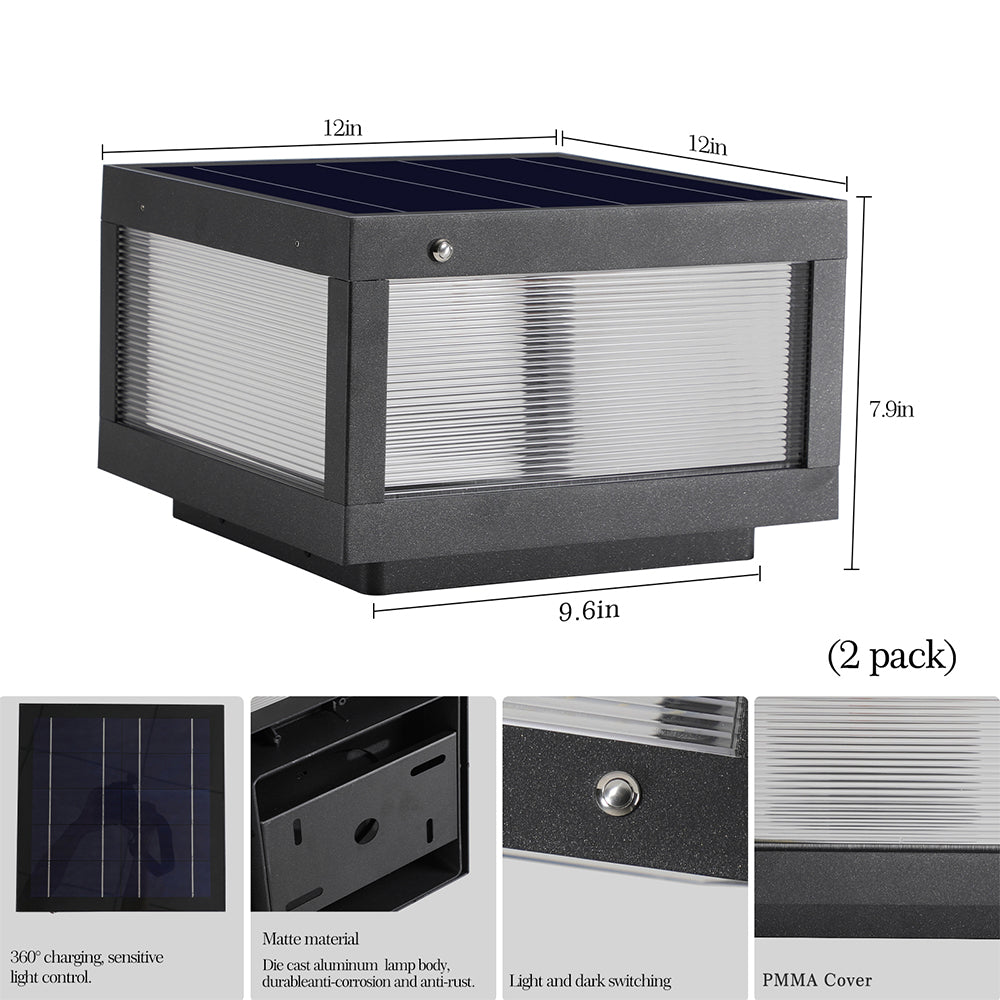 Solar Wall Lamp With Dimmable LED_11