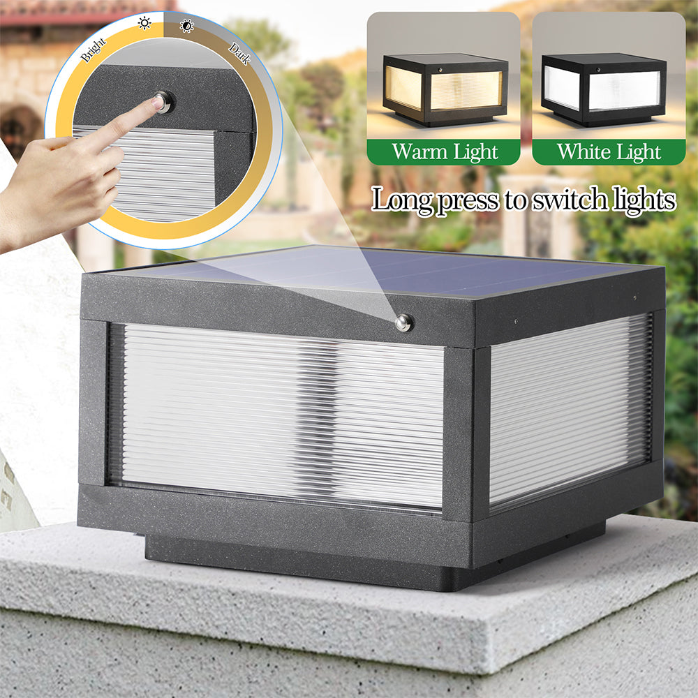 Solar Wall Lamp With Dimmable LED_7