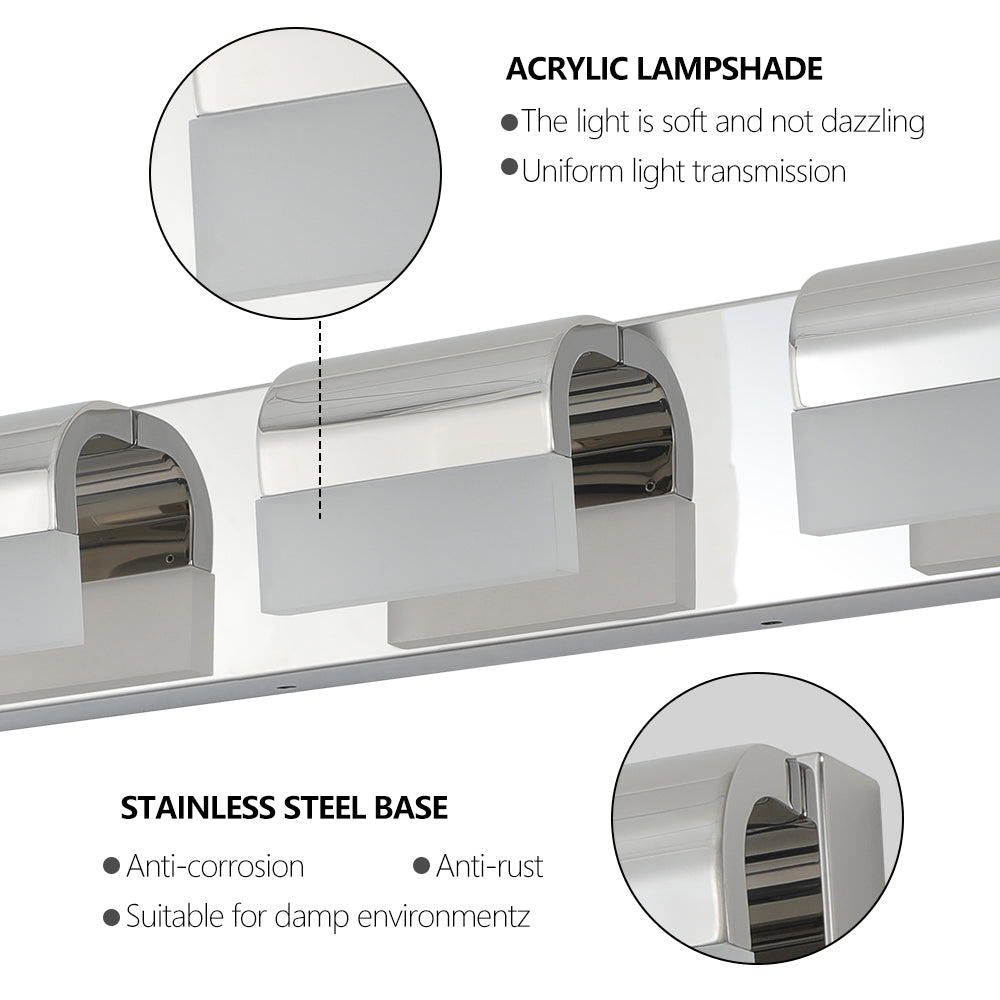 3-Light LED Mirror Light for Bathroom_7