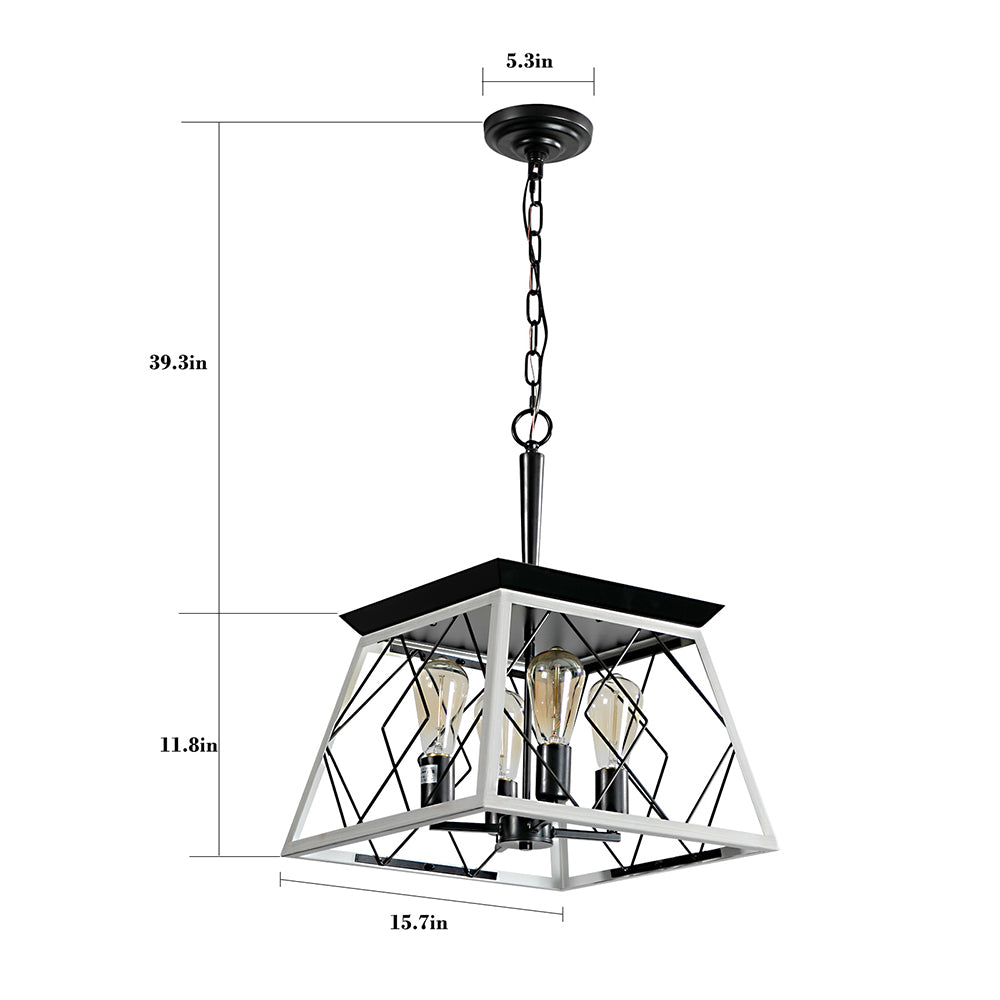 4-Light Farmhouse Chandelier_6