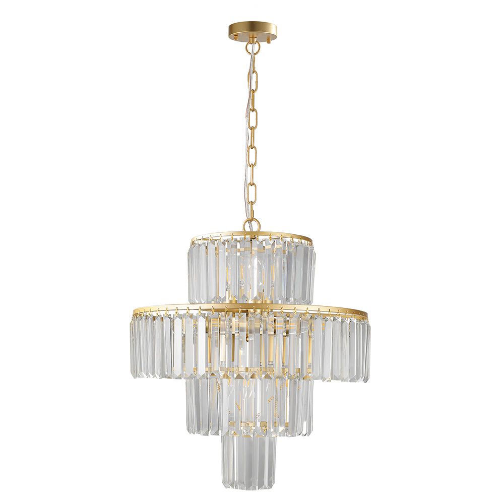 19.7 Inch Modern Crystal Chandelier - Pendant Light Fixture_0