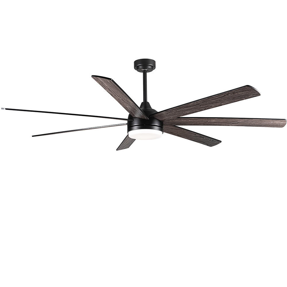 72-Inch Farmhouse Style Ceiling Fan with Plywood Blades_0