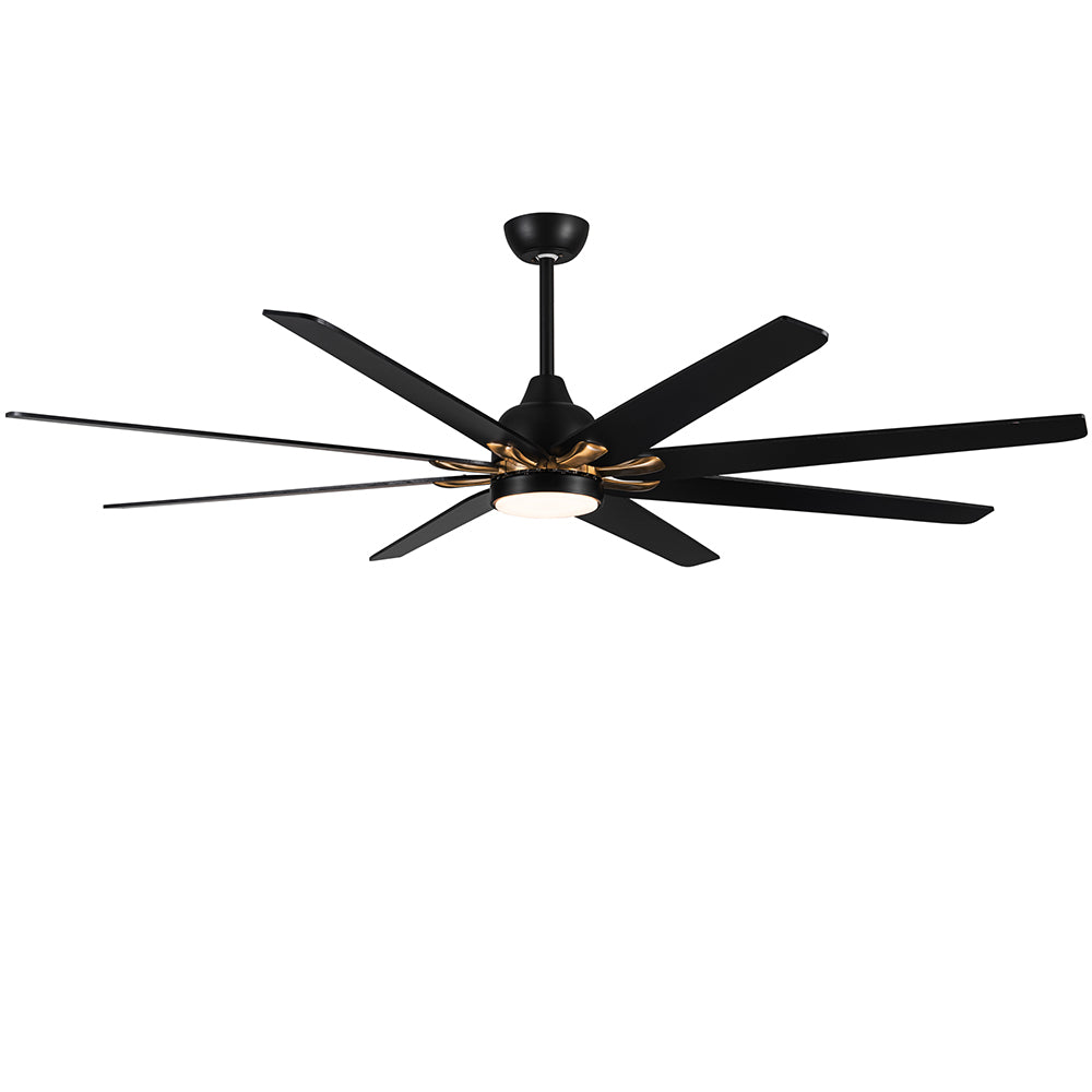 72-Inch Modern Integrated LED Lighting Ceiling Fan_0