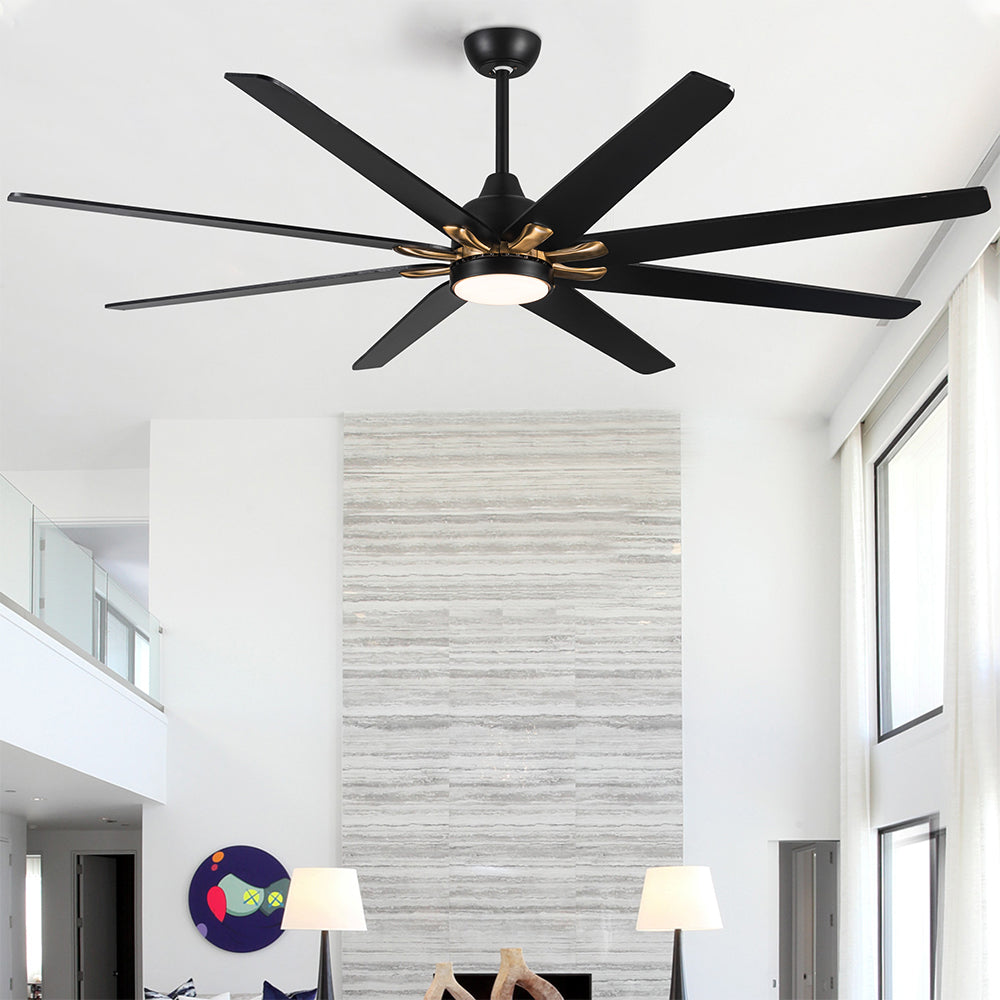 72-Inch Modern Integrated LED Lighting Ceiling Fan_4