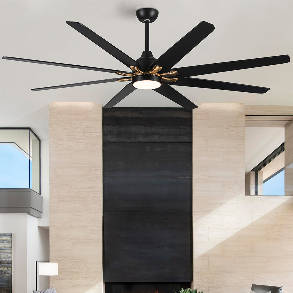 72-Inch Modern Integrated LED Lighting Ceiling Fan_3