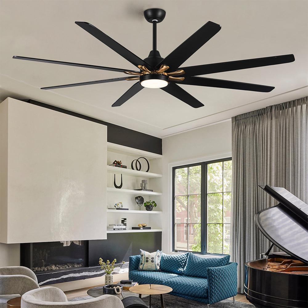 72-Inch Modern Integrated LED Lighting Ceiling Fan_7