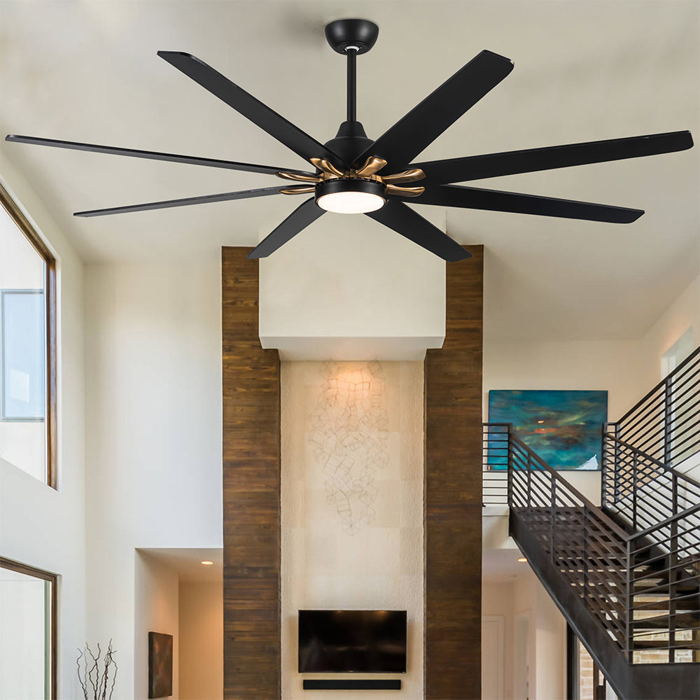 72-Inch Modern Integrated LED Lighting Ceiling Fan_6