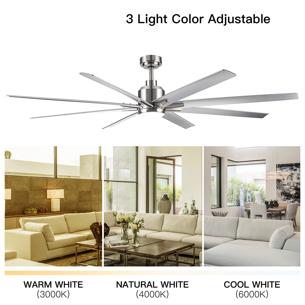 72-Inch LED Ceiling Fan with Brushed Nickel Finish_8