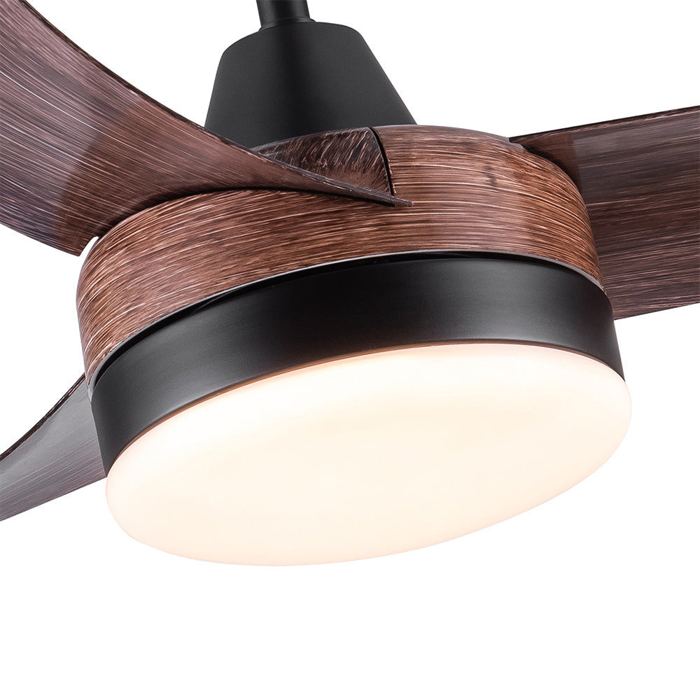 42-Inch Integrated LED Ceiling Fan Lighting - Brown Wood_6