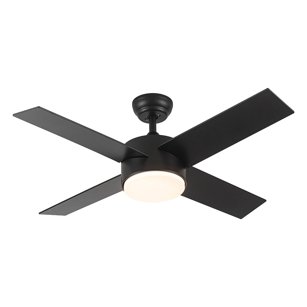 44-Inch Integrated LED Ceiling Fan Lighting - Black_0