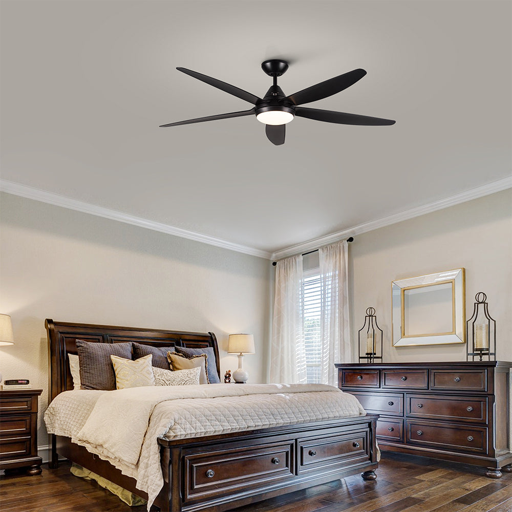 56-Inch Integrated LED Ceiling Fan Lighting - Black_5