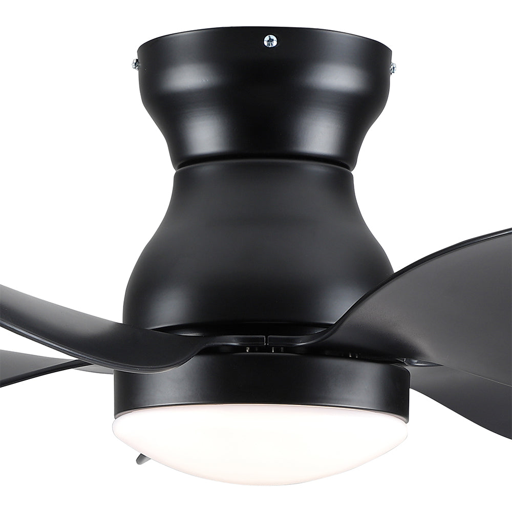 30-Inch Ceiling Fan Lighting for Small Children Room - Black_2