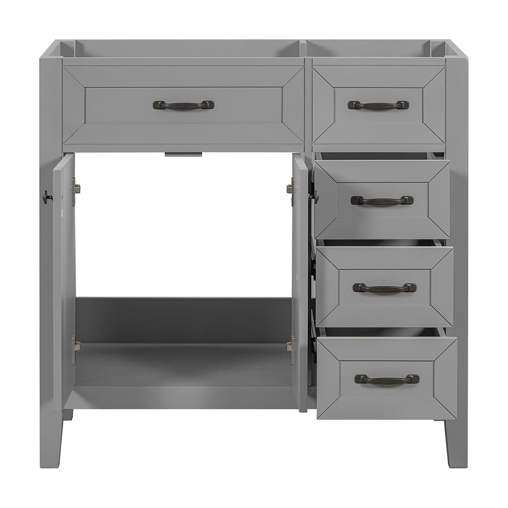 Bathroom Vanity Base - Grey_7