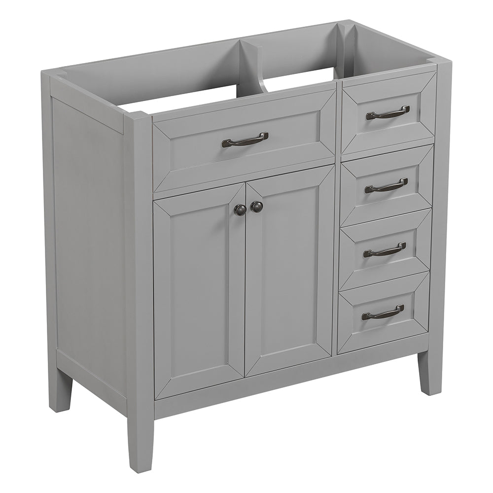 Bathroom Vanity Base - Grey_4