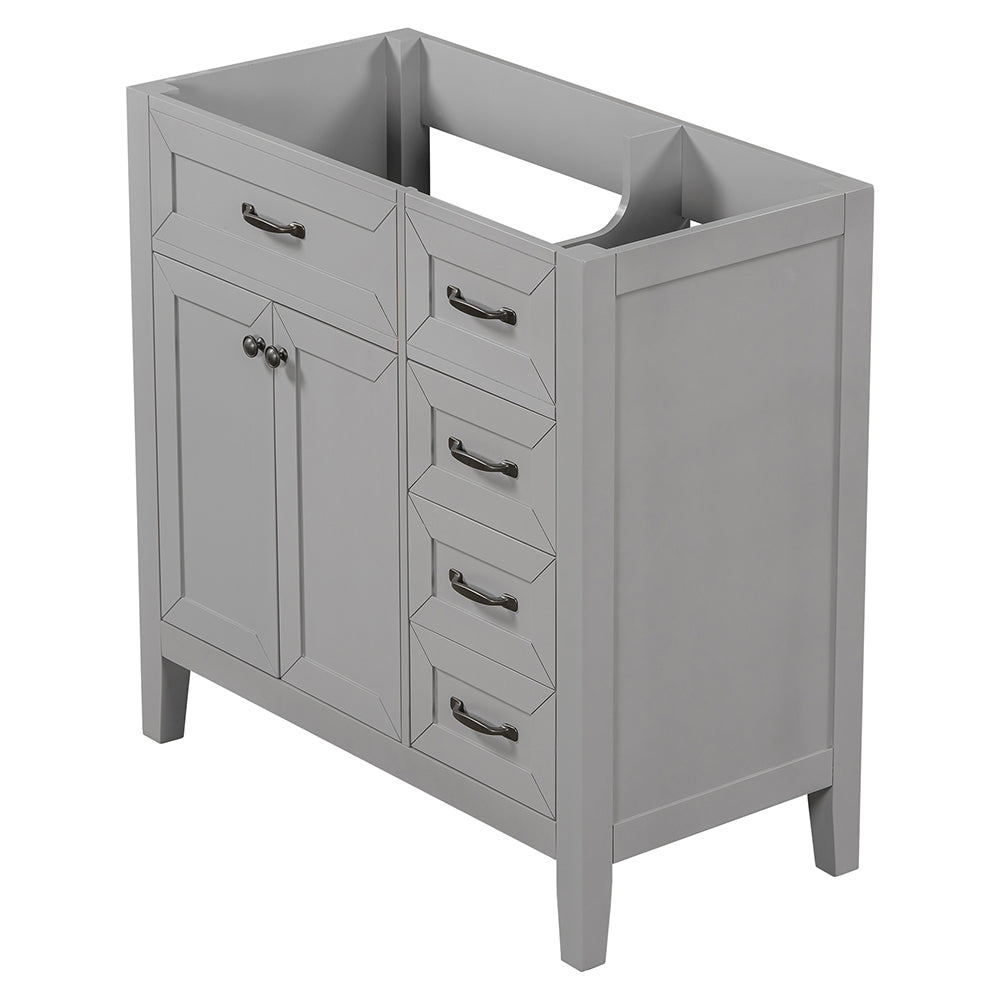 Bathroom Vanity Base - Grey_6