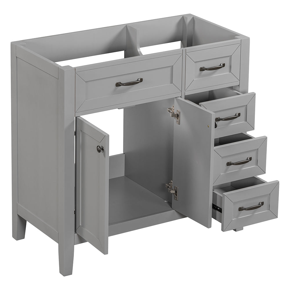 Bathroom Vanity Base - Grey_5