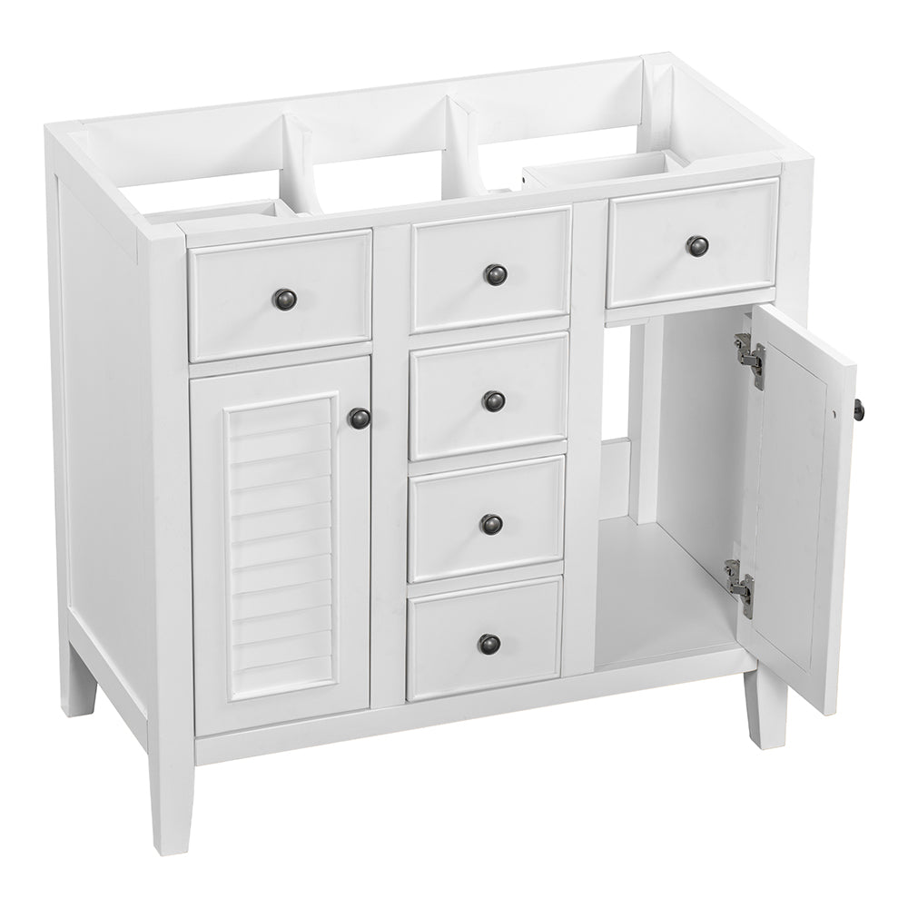 Bathroom Vanity Base  - White_4