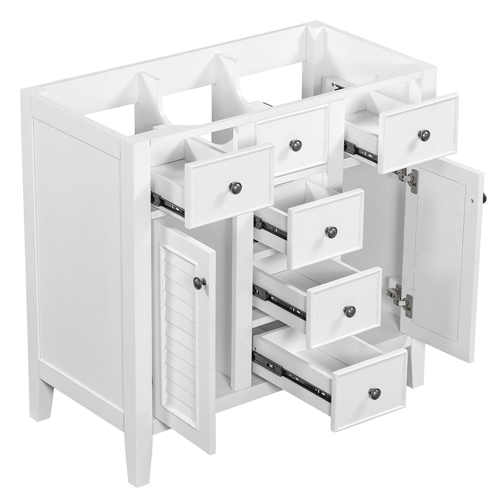 Bathroom Vanity Base  - White_2