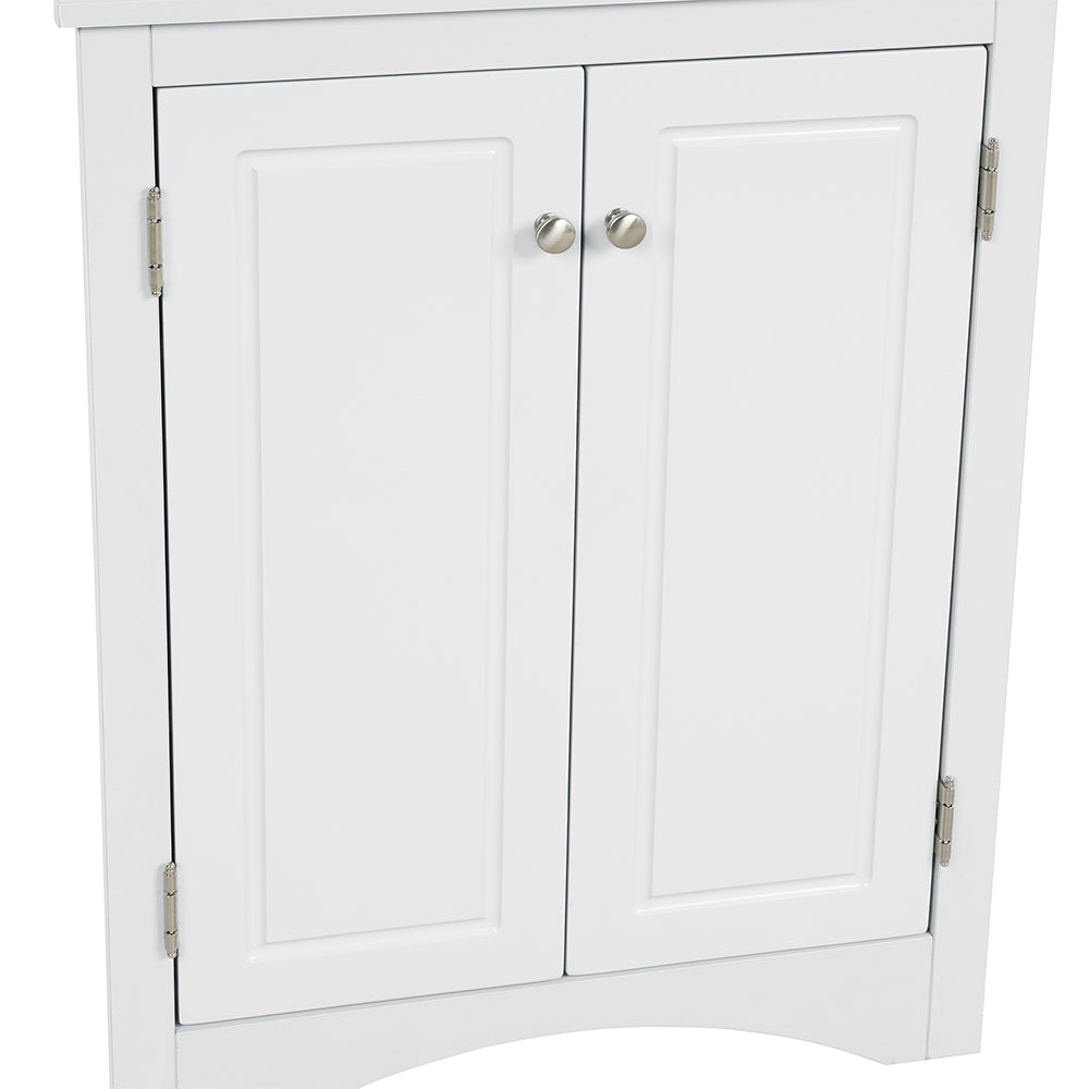 Triangle Freestanding Cabinet - White_9