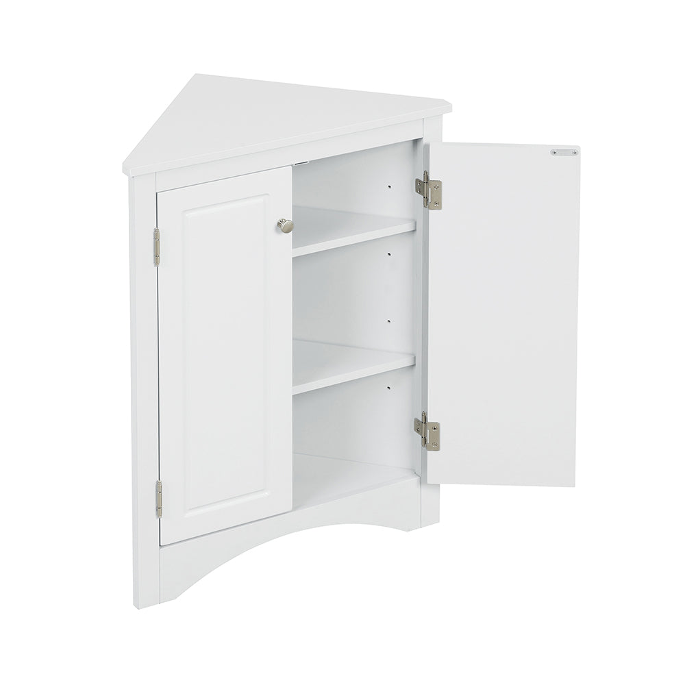 Triangle Freestanding Cabinet - White_8