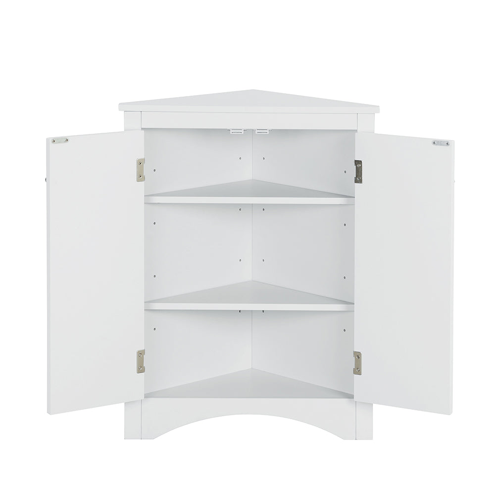 Triangle Freestanding Cabinet - White_7