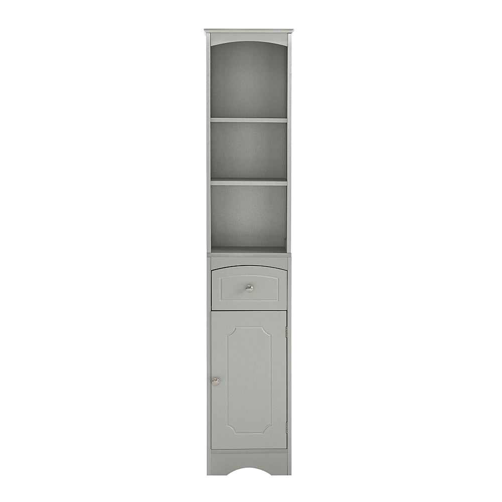 Tall Freestanding Bathroom Cabinet - Grey_0