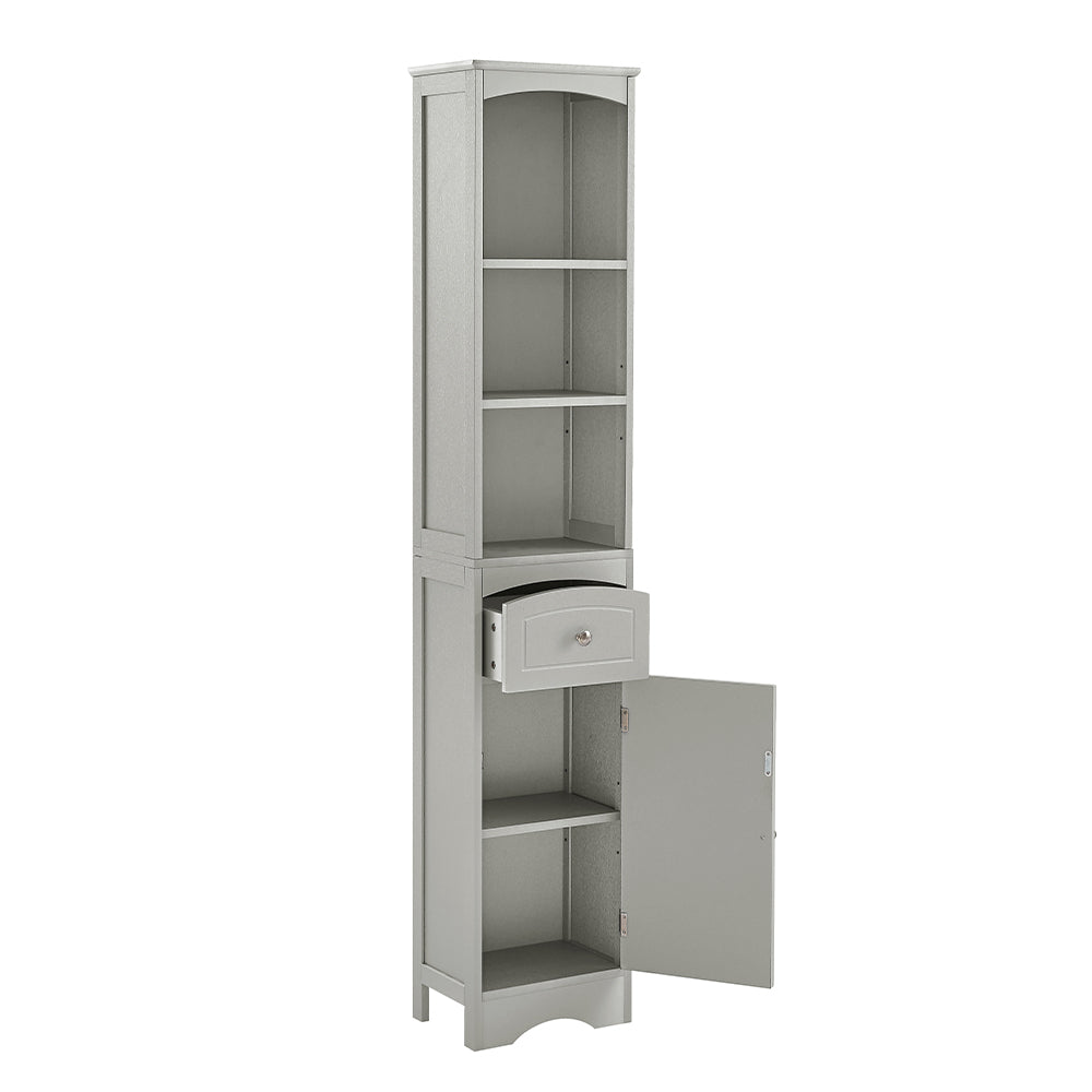 Tall Freestanding Bathroom Cabinet - Grey_8