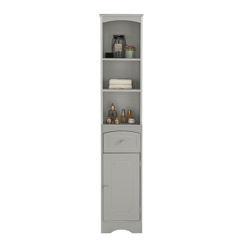 Tall Freestanding Bathroom Cabinet - Grey_6