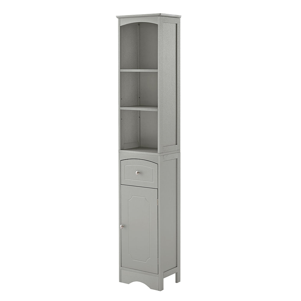 Tall Freestanding Bathroom Cabinet - Grey_5